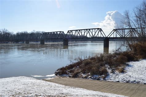 Industrial History: NS/SOU Bridge over Wabash River in Mt. Carmel, IL