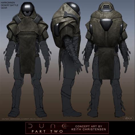 Concept art by Keith Christensen for the Harkonnen desert gear : r/dune