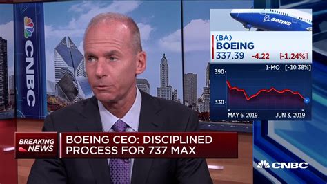 Boeing CEO Dennis Muilenburg on 737 Max crisis