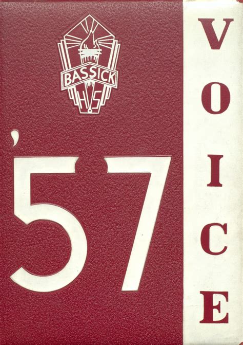 1957 yearbook from Bassick High School from Bridgeport, Connecticut