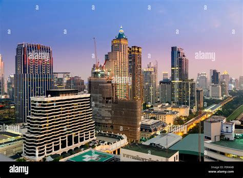 Thailand, Bangkok Skyline Stock Photo - Alamy