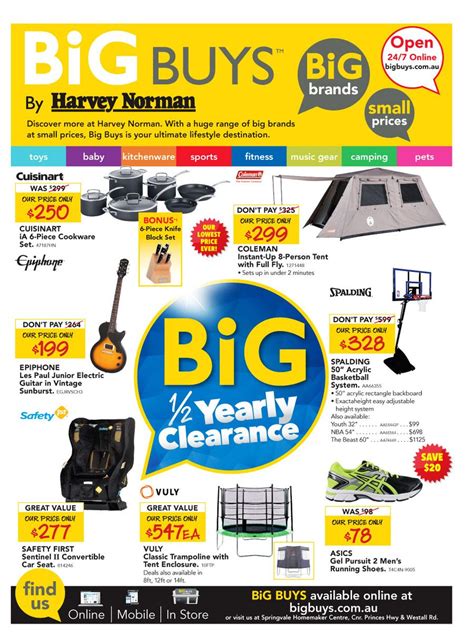 Harvey Norman Catalogue Half Yearly Clearance 15 Jun 2015 - Catalogue AU