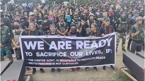 Manipur violence: Massive rally held in Churachandpur district ...