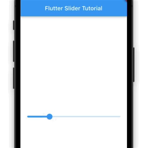 Flutter Slider Widget Tutorial