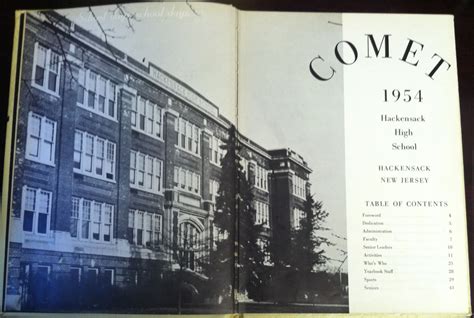 Hackensack High School 1954 Yearbook