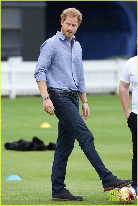 Prince Harry Adorably Goofs Around While Playing Soccer! (Video): Photo ...