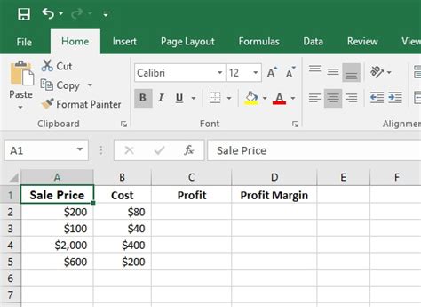 [How to] Calculate Profit Margin in Excel | Profit Margin Formula in Excel