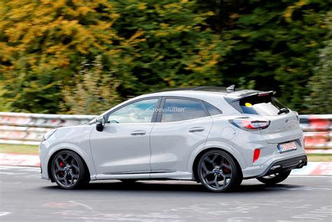 New Ford Puma ST Hybrid Spied Tackling the Nurburgring - autoevolution