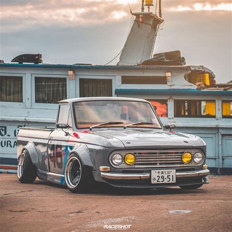 Old Japanese Cars on Tumblr: 1970 Datsun 520 EJ20 engine swap! 📸 ...