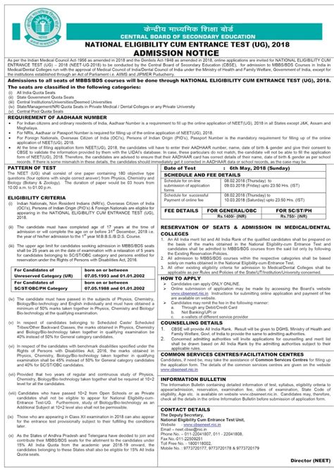 NEET Registration Form 2018 - Shreet Career Guidance Services Pvt. Ltd.