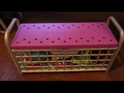 AMERICAN GIRL SPORTS STORAGE BENCH | INtoyreviews - YouTube