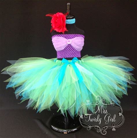 Ariel Princess Little Mermaid Tutu Costume by MissTwirlyGirl, $55.00 ...