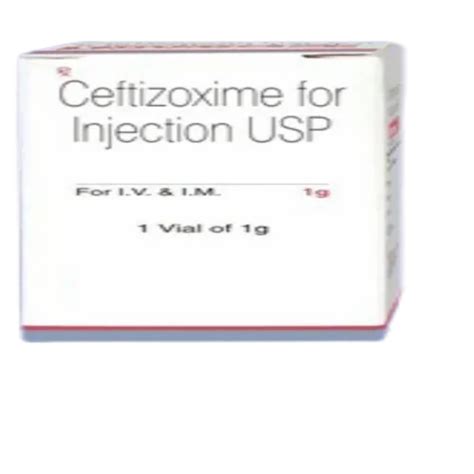 Ceftizoxime Injection, 1 gm at Rs 100/vial in Chandigarh | ID: 23849073188