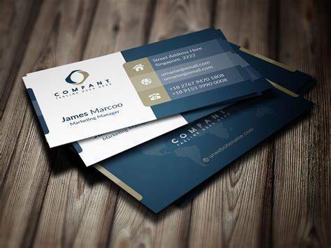 Corporate Business Card Design by Muhammad Ohid on Dribbble