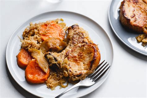 Slow Cooker Apple Pork Chops With Sauerkraut Recipe