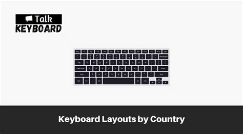 Keyboard Layouts by Country: Typing Across Borders - talkkeyboard.com