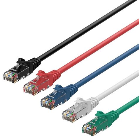 1.5m RJ45 Cat 6 Ethernet Patch LAN Network Cable 5-Pack | Ethernet cable, Network cable, Rj45