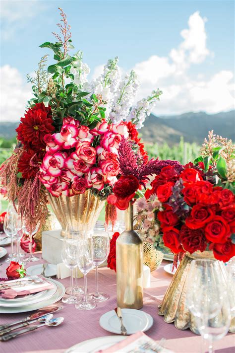 Valentine's Day: Pink & Red Wedding Ideas - Inside Weddings