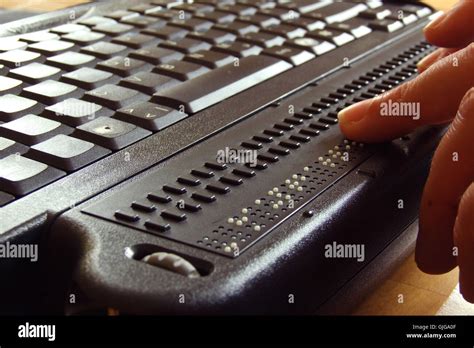 Braille keyboard hi-res stock photography and images - Alamy