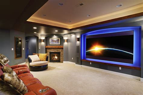 Home Theater In Basement - 19 Home Theater Ideas For Every Budget And ...