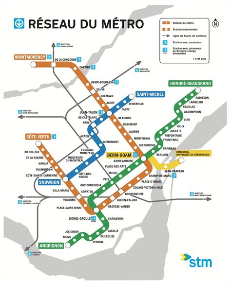 Map of the Week: Montréal Metro - The Urbanist