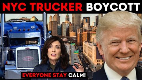 NYC Trucker Boycott Has Stopped!? UPDATE - YouTube