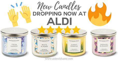 Spring Scented Candles Have Dropped at Aldi AisleofShame.com