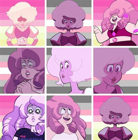 Pink Diamond and Rose Quartz