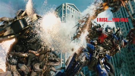 Optimus Kills Megatron TF 3 by vaderandrew on DeviantArt