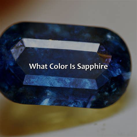 What Color Is Sapphire - colorscombo.com