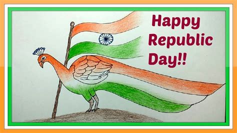 How To Draw Republic Day Drawing Easy Republic Day Drawing Easy Steps ...