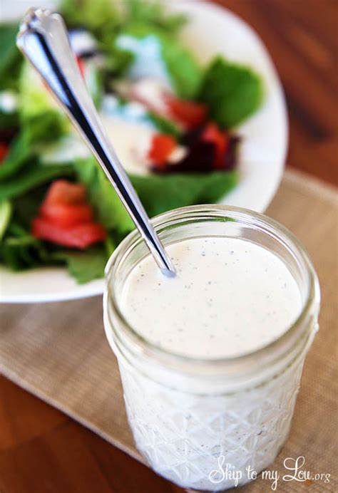 Homemade Ranch Salad Dressing Recipe | Skip To My Lou