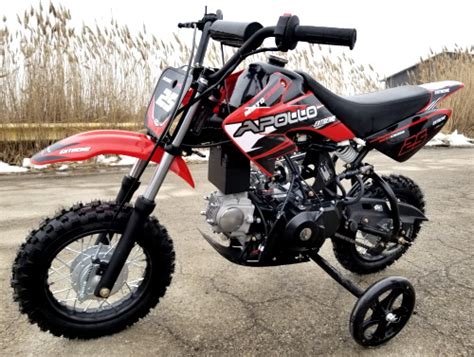 70cc Dirt Bike Fully Automatic Pit Bike with Training Wheels - DB-25 70cc