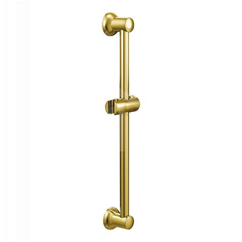 A735P : Moen A735P 30" Hand Shower Slide Bar, Polished Brass | Build.ca