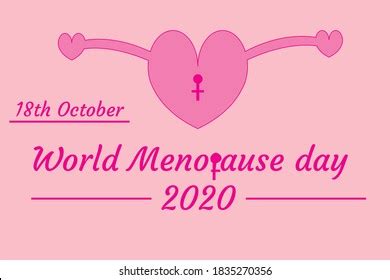 World Menopause Day 2020 Vector Stock Vector (Royalty Free) 1835270356