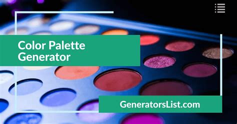 Color Palette Generator - Generators List