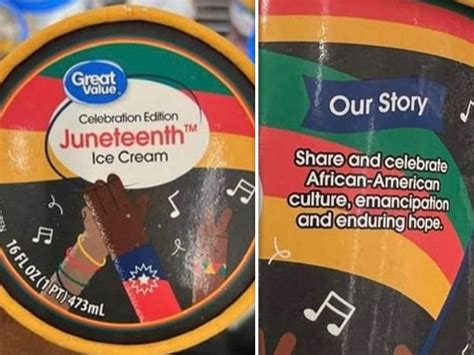 Walmart's Juneteenth 'Celebration' Ice Cream Draws Backlash