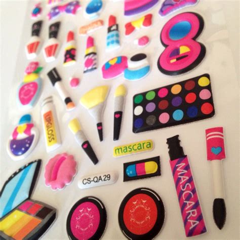 BESTSELLER Puffy Stickers / Makeup stickers / Cute Stickers