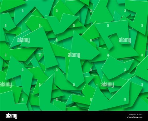 Green Abstract Shapes Stock Photo - Alamy