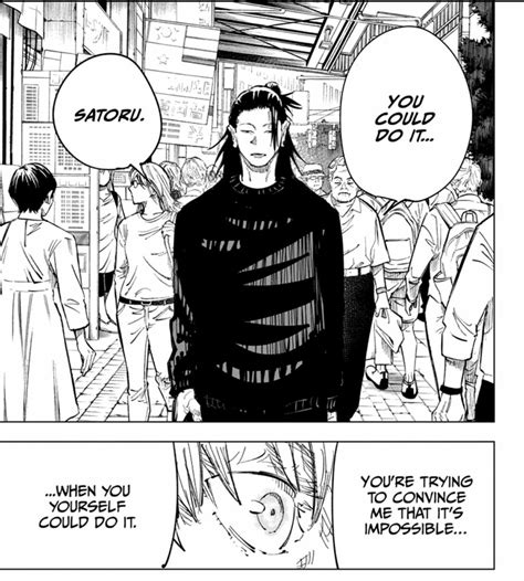 The famous interaction between geto and gojo and the meaning behind it : r/JuJutsuKaisen