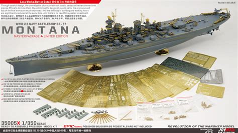 US NAVY BATTLESHIP MONTANA BB-67 JY35005X, LIMITED EDITION – Dry-Dock ...