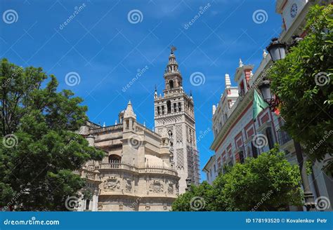 Famous Tower of Giralda, Islamic Architecture Built by the Almohads and Crowned by a Renaissance ...