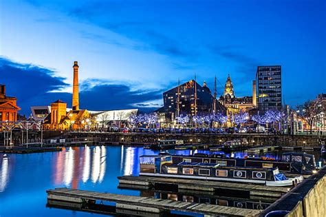 HD wallpaper: Liverpool, England, cityscape, city lights, factory tubes ...