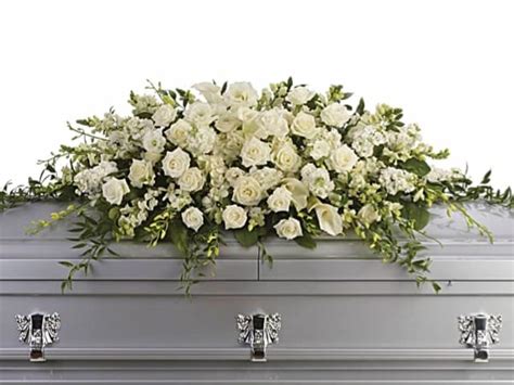 Purity and Peace Casket Spray - VIP Floral Designs