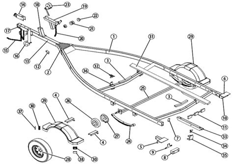 Tracker Marine Trailer Parts List