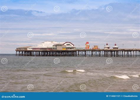 Pleasure Beach in Blackpool Stock Image - Image of fylde, cityscape ...