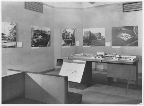 Installation view of the exhibition "Modern Architecture: International Exhibition." | MoMA