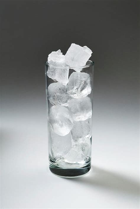 Ice Cubes In A Glass Photograph by Trevor Clifford Photography - Pixels