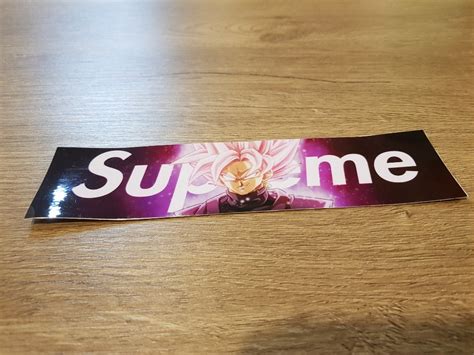 Supreme Inspired GOKU BLACK sticker, Men's Fashion, Watches ...