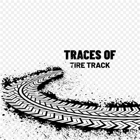 Traces Of A Car In Curve, Vehicle, Wheel, Trace PNG and Vector with ...